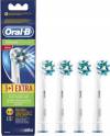 Oral-B CrossAction Ανταλλακτικές Κεφαλές Για Ηλεκτρικές Οδοντόβουρτσες 3+1 Τμχ